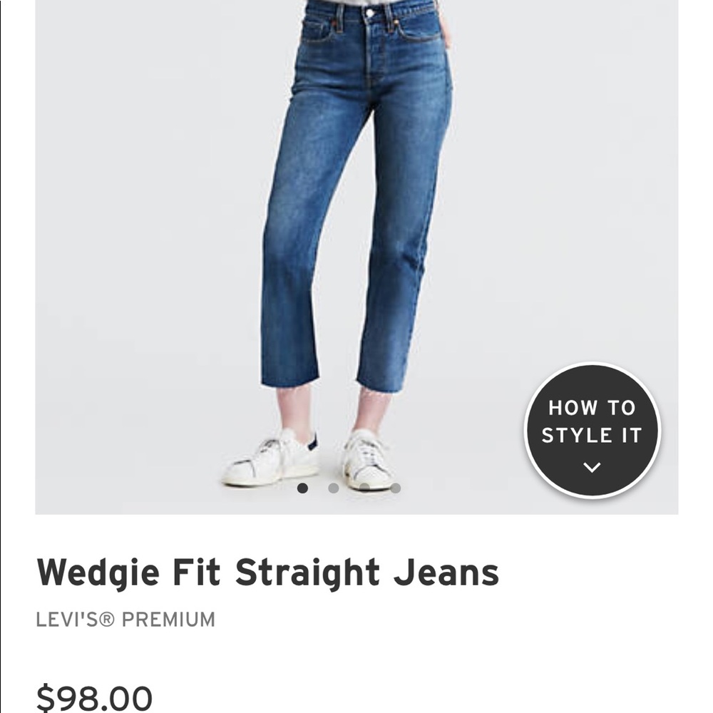 Levi’s wedgie straight jeans